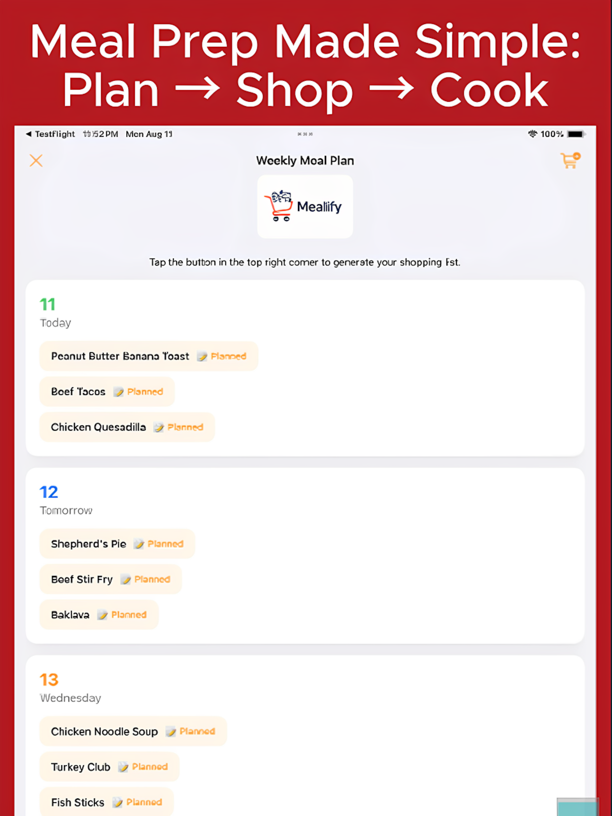 Mealify gallery image