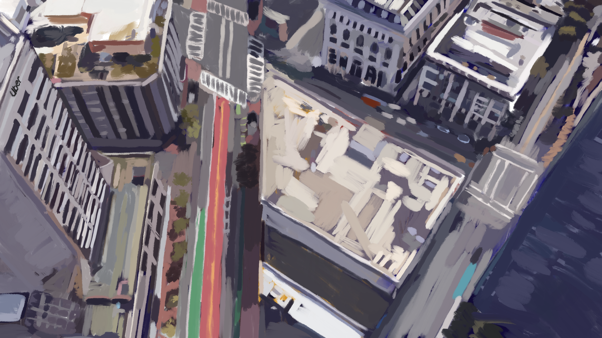 Hand Painted Zoom Backgrounds for Biden gallery image