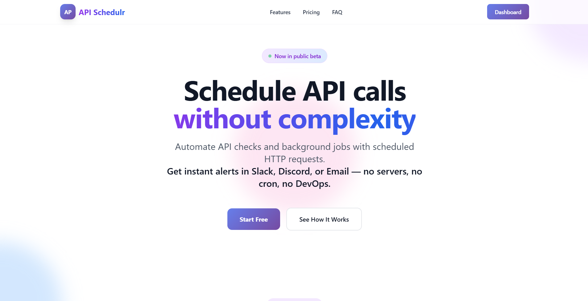 API Schedulr gallery image