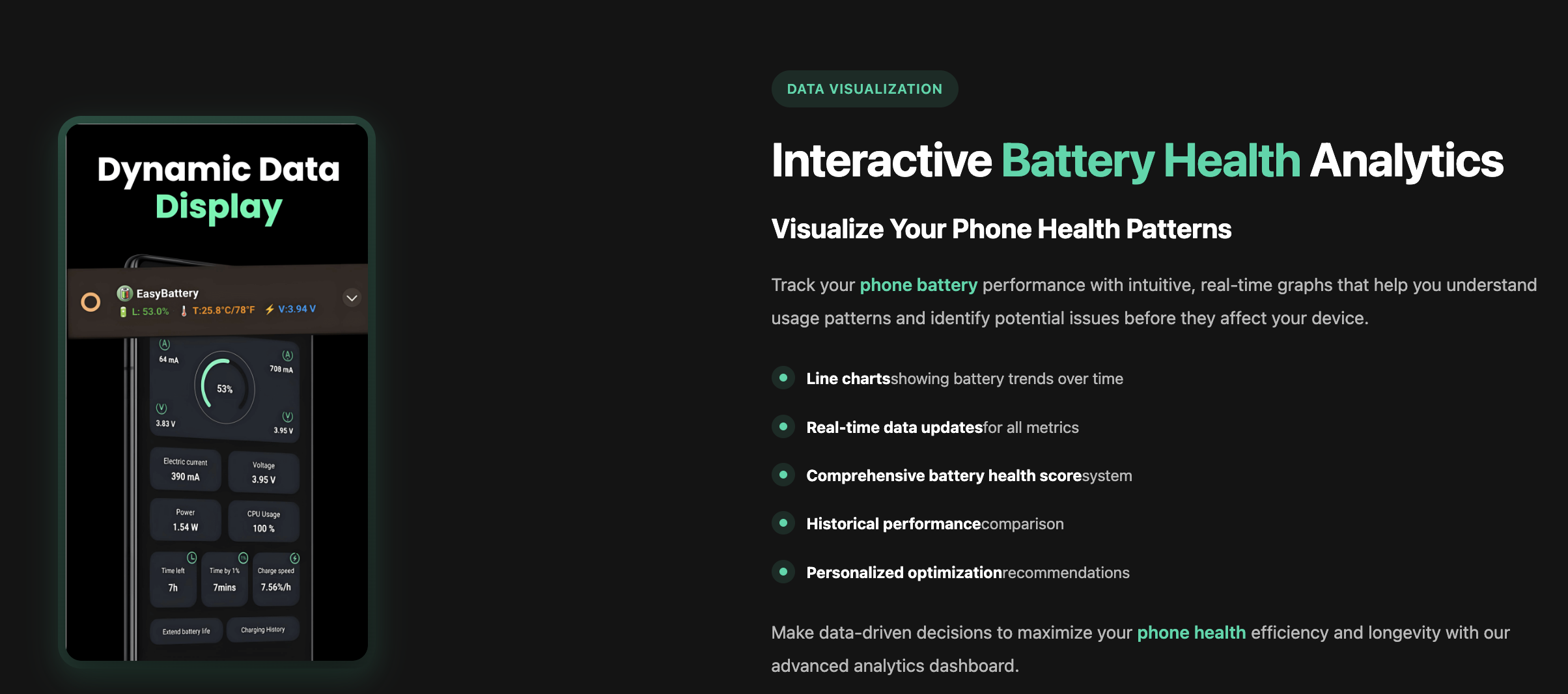 Easybattery - 앱 배터리 건강을 모니터링합니다. 미디어 3