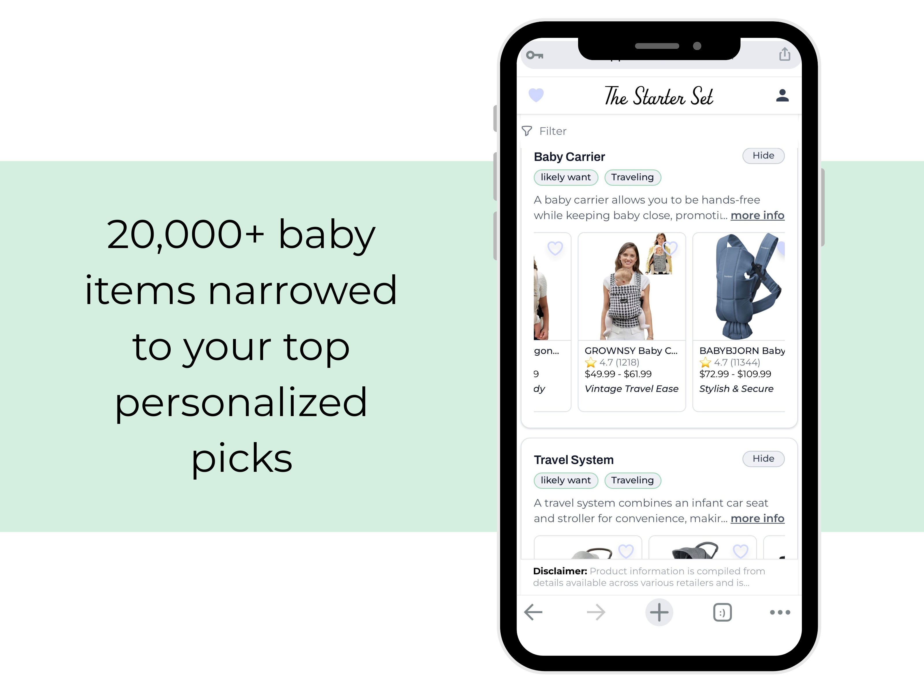 The Starter Set | AI Baby Registry Help gallery image