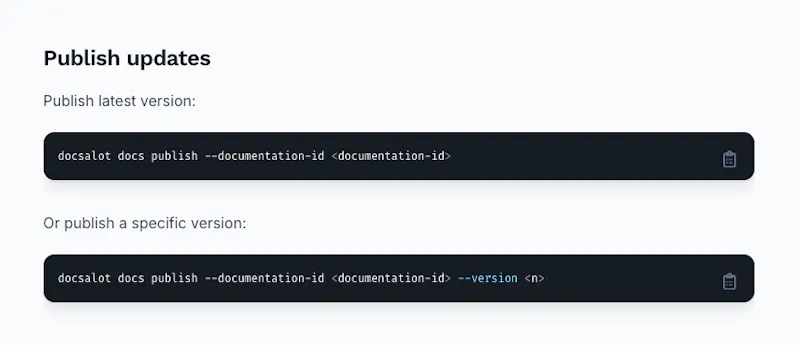DocsAlot CLI screenshot 10