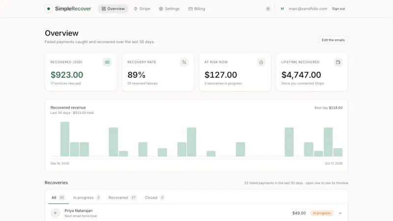 SimpleRecover screenshot 5