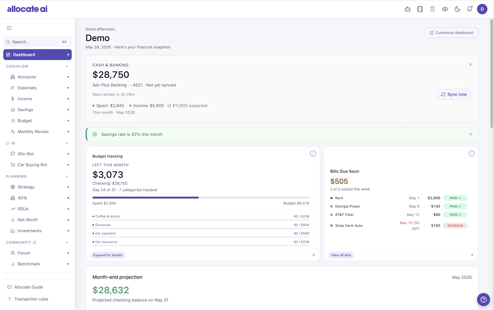 Allocate AI screenshot 4