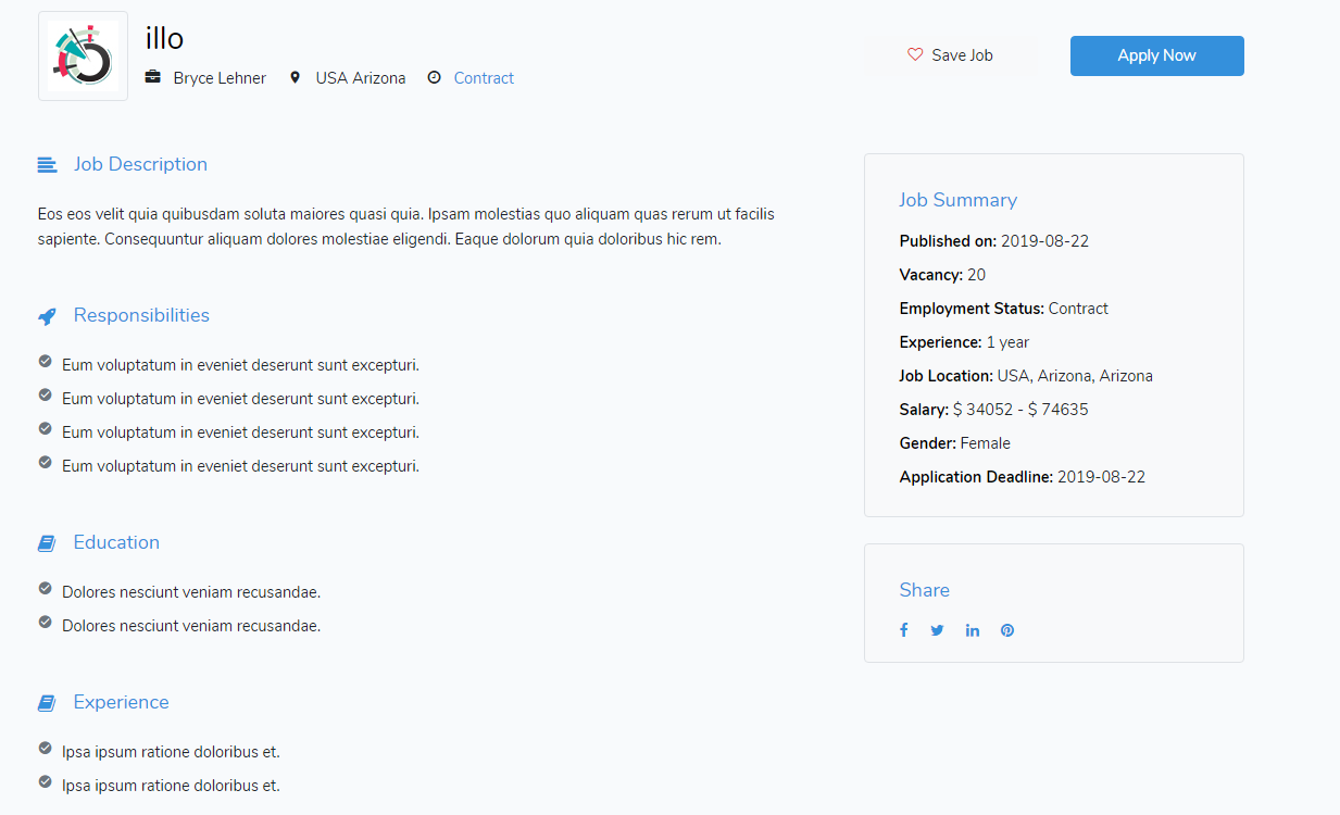 LaraJobBoard gallery image