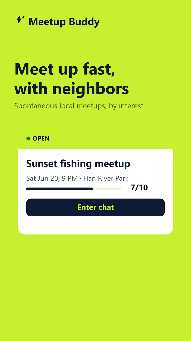 Meetup Buddy screenshot 4