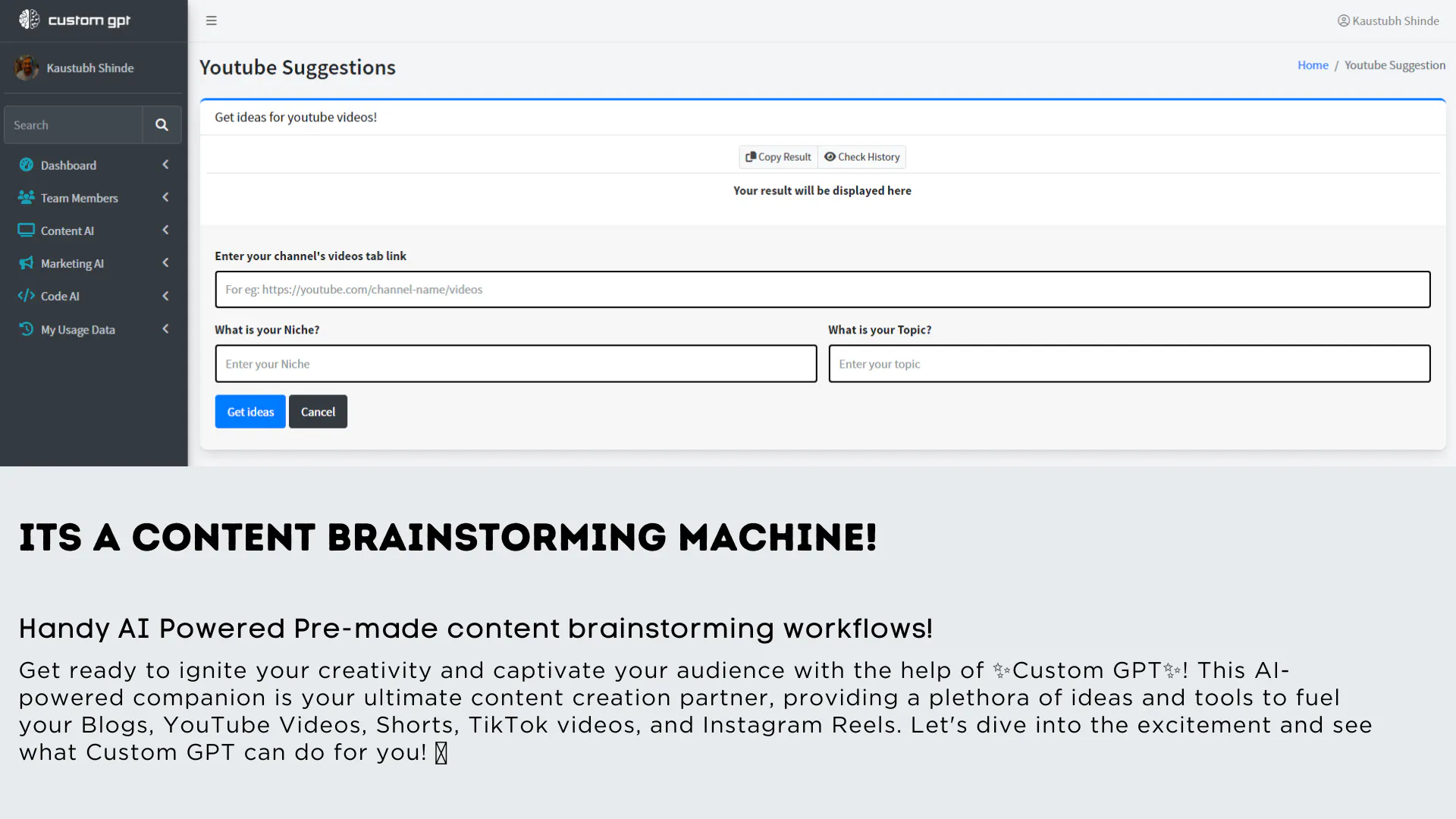 Custom GPT - Make AI Workflows easily! gallery image