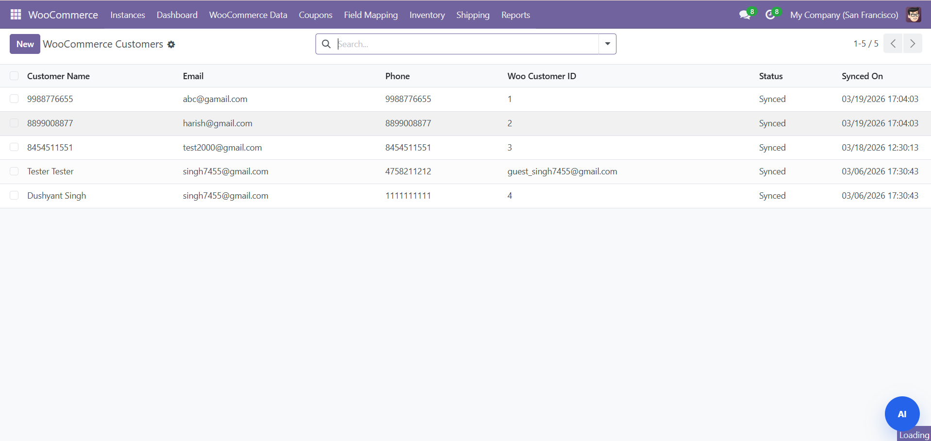 Odoo WooCommerce Connector gallery image