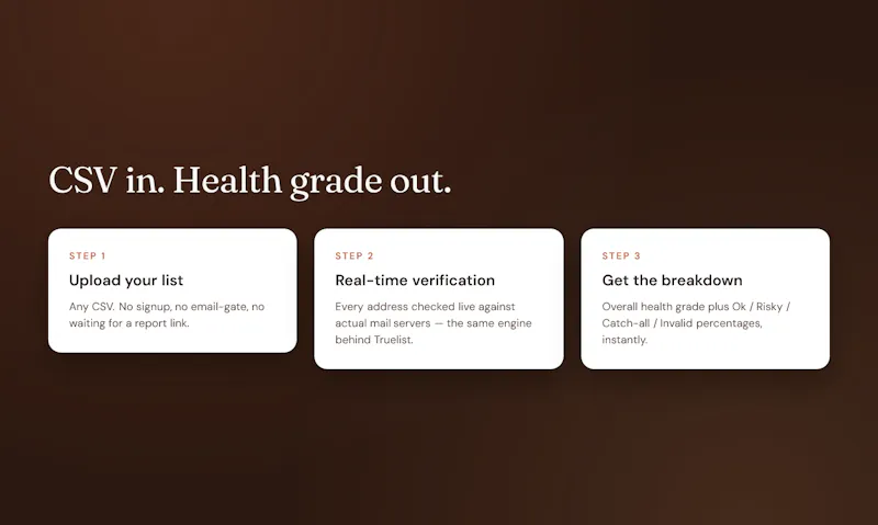 Email Health Check by Truelist screenshot 2