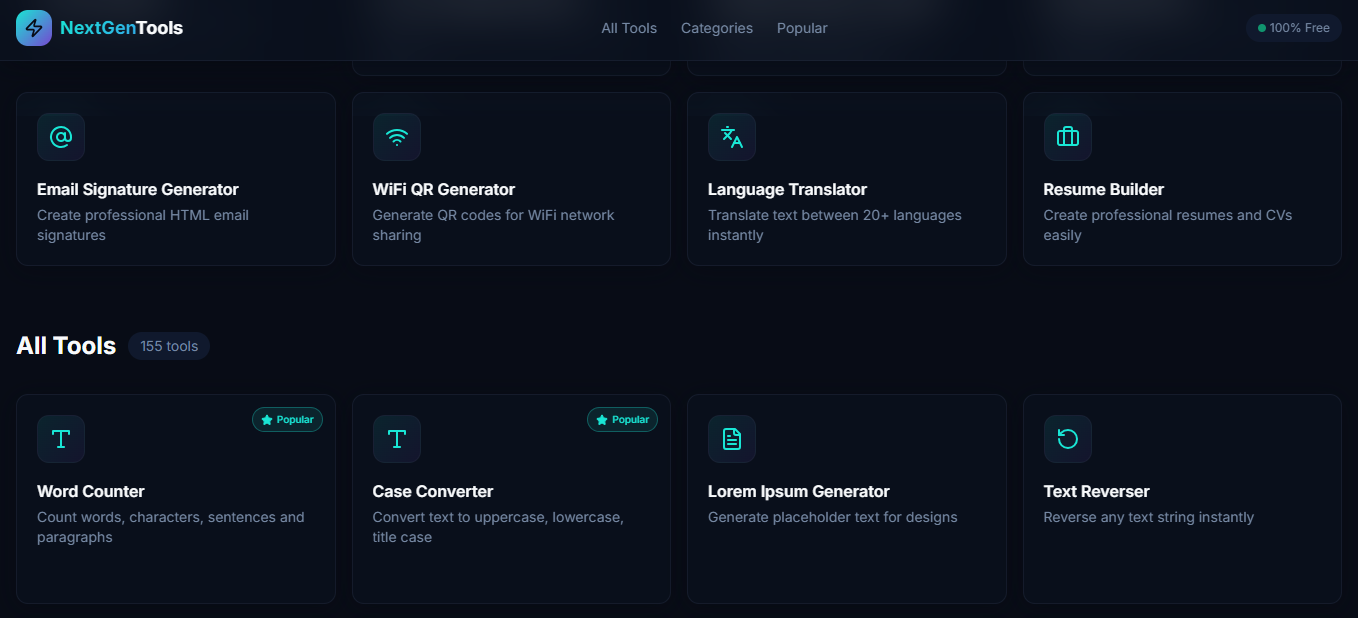 NextGenTools - Screenshot 3 showing product features and functionality