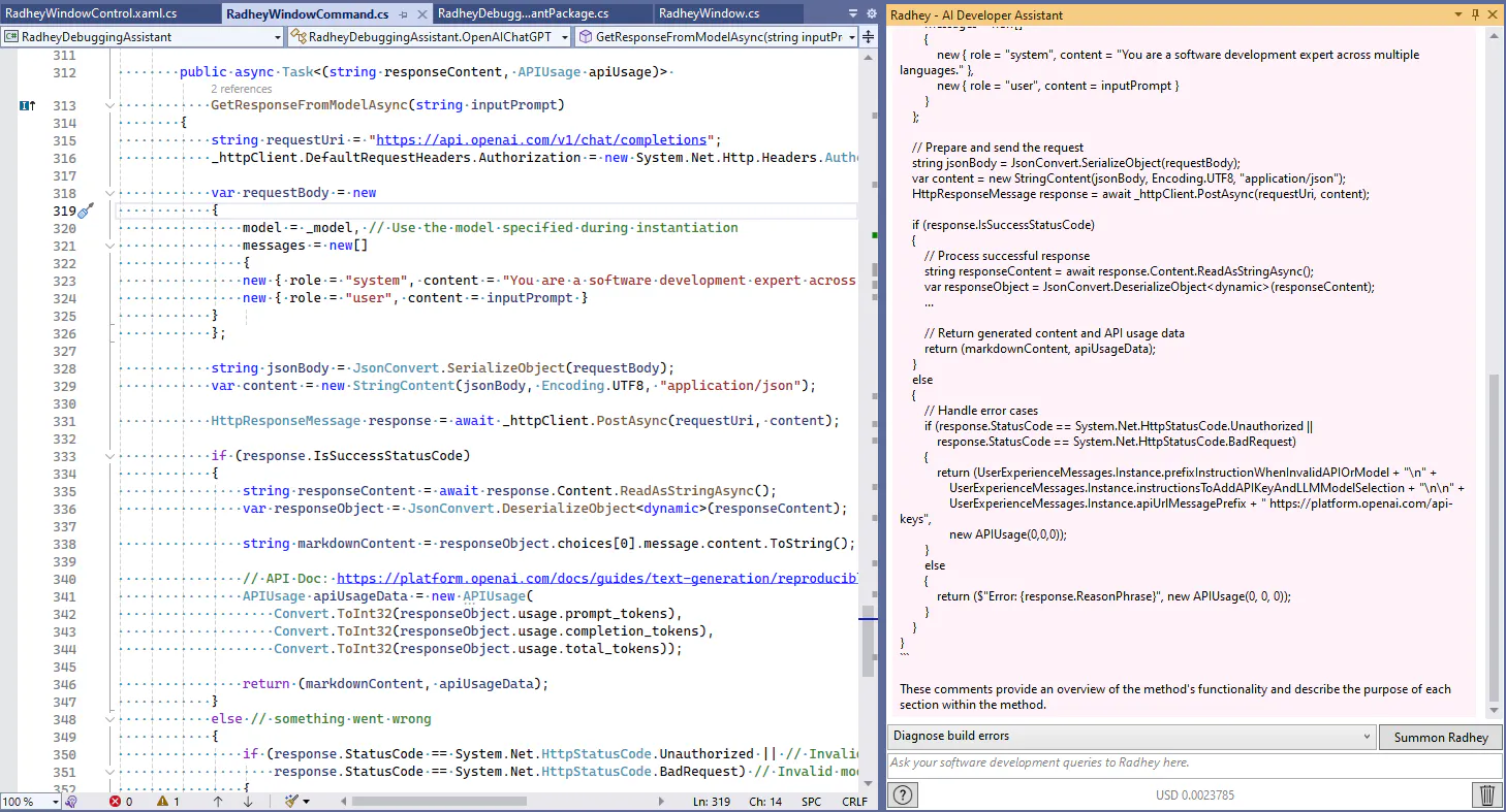 Radhey - AI Developer Assistant gallery image