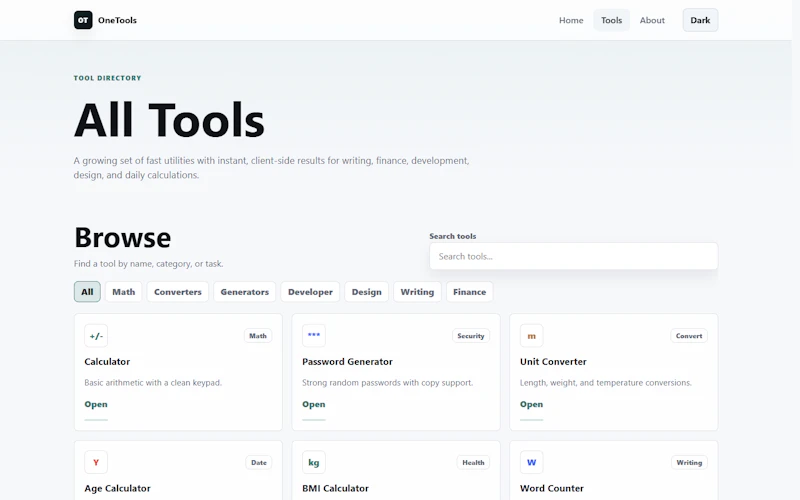 OneTools screenshot 4