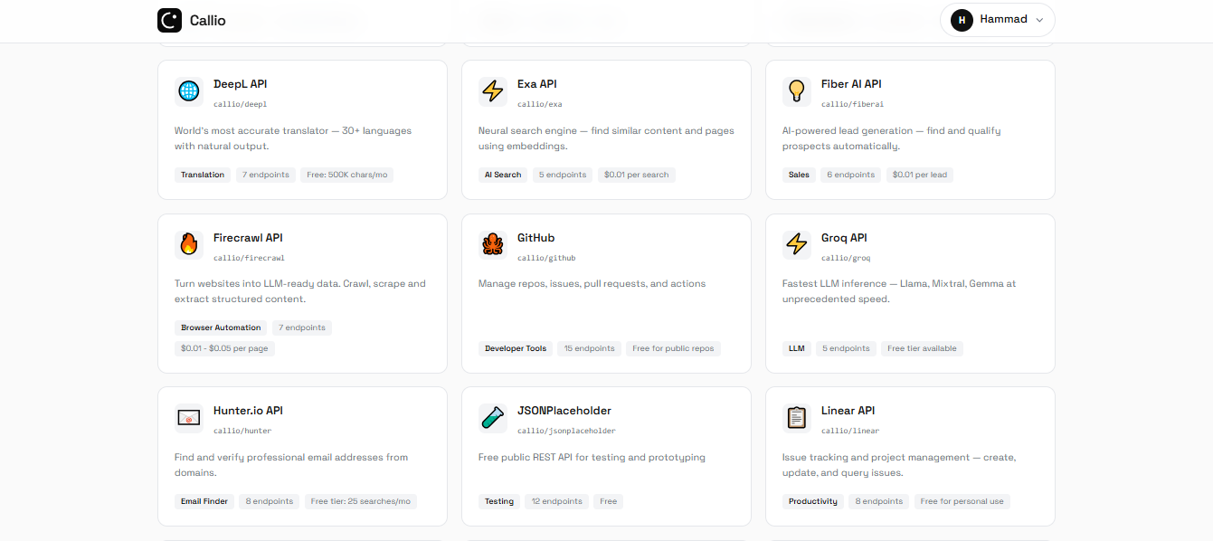 Callio - Screenshot 3 showing product features and functionality
