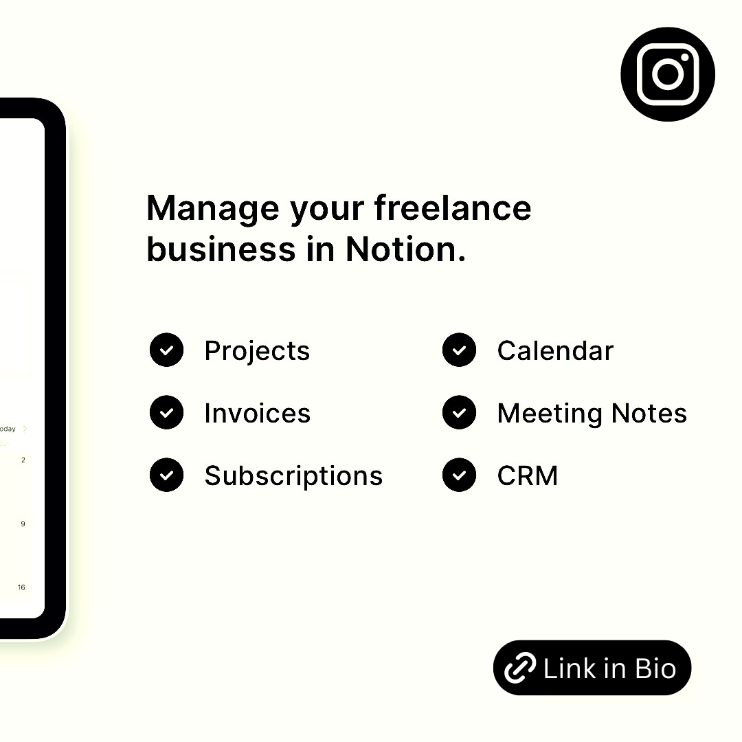 Notion Freelance OS gallery image