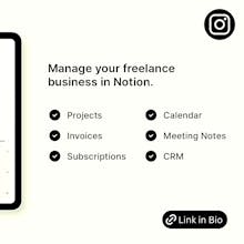 Notion Freelance OS gallery image