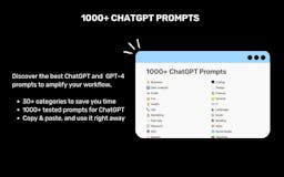 1000+ ChatGPT Prompts media 1