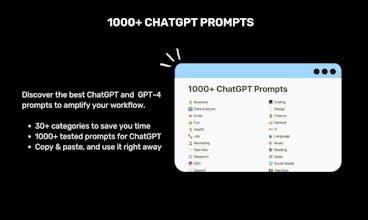 1000+ ChatGPT Prompts gallery image