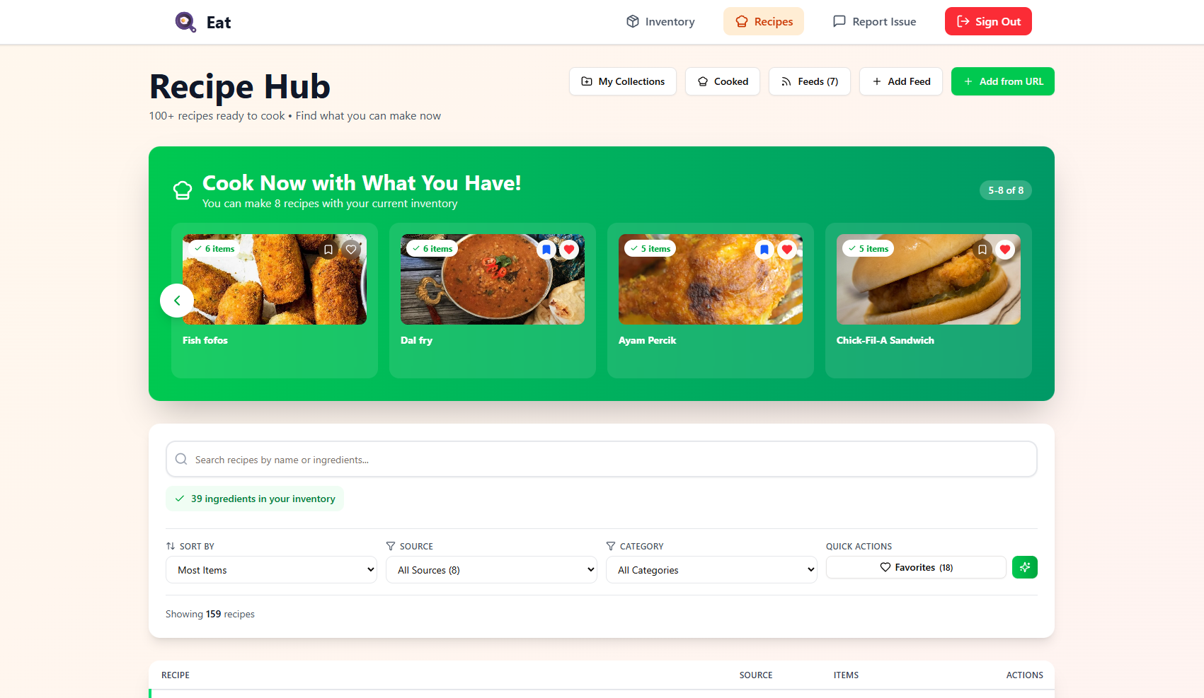 Eat - Screenshot 3 showing product features and functionality