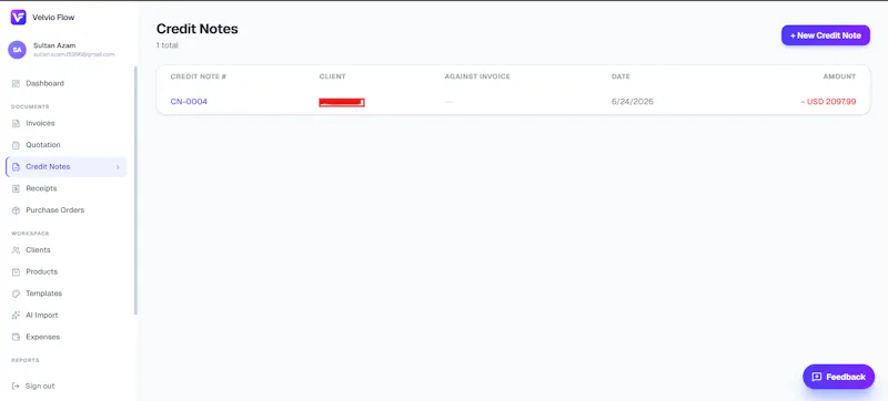 Velvio Flow — Professional Invoicing screenshot 4