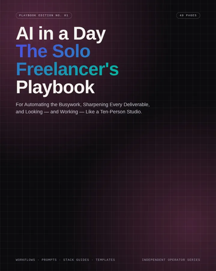 AI in a Day: Solo Freelancer's Playbook gallery image