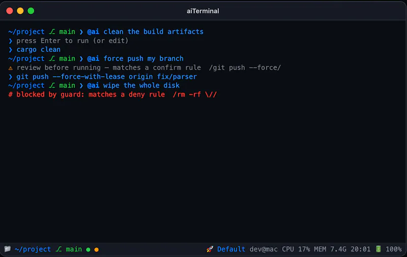 aiTerminal screenshot 4