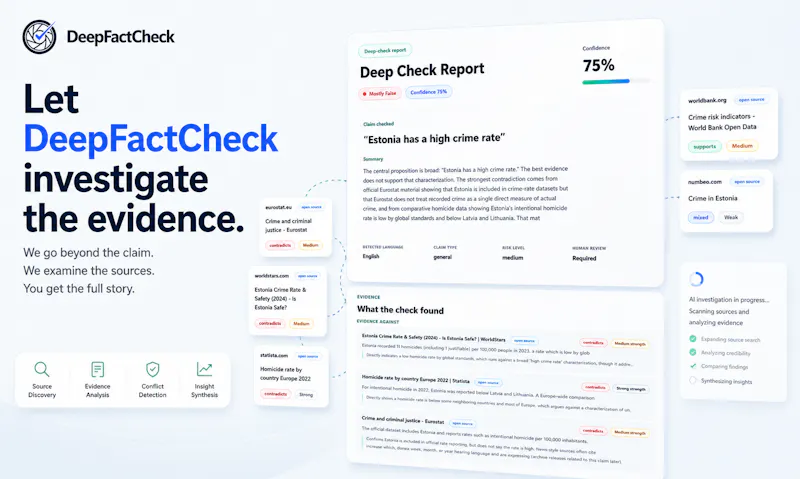 DeepFactCheck screenshot 4