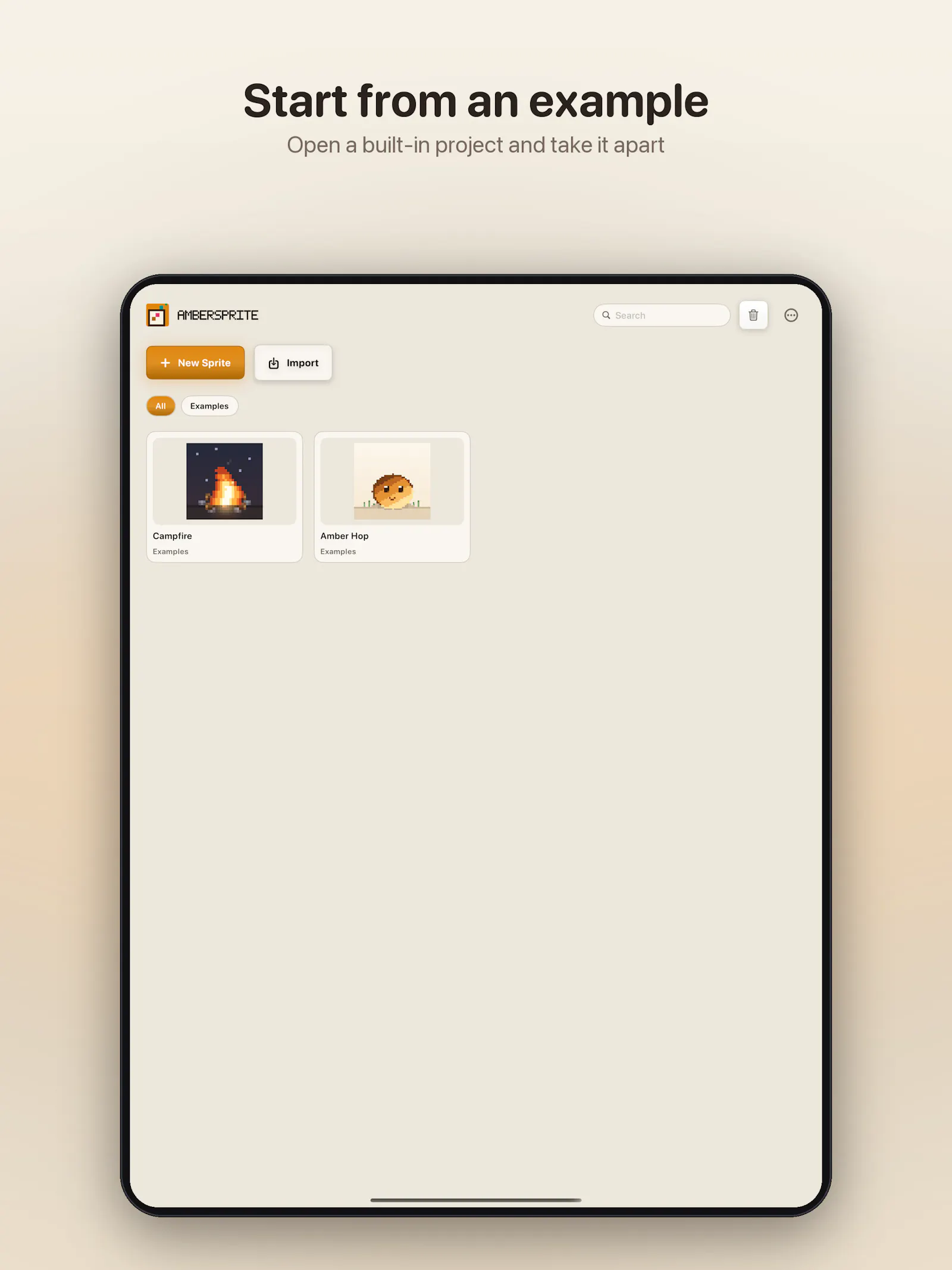 Ambersprite — Pixel Art Studio for iPad screenshot 2