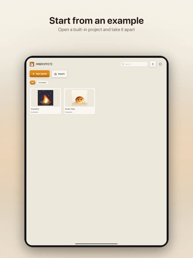 Ambersprite — Pixel Art Studio for iPad screenshot 2