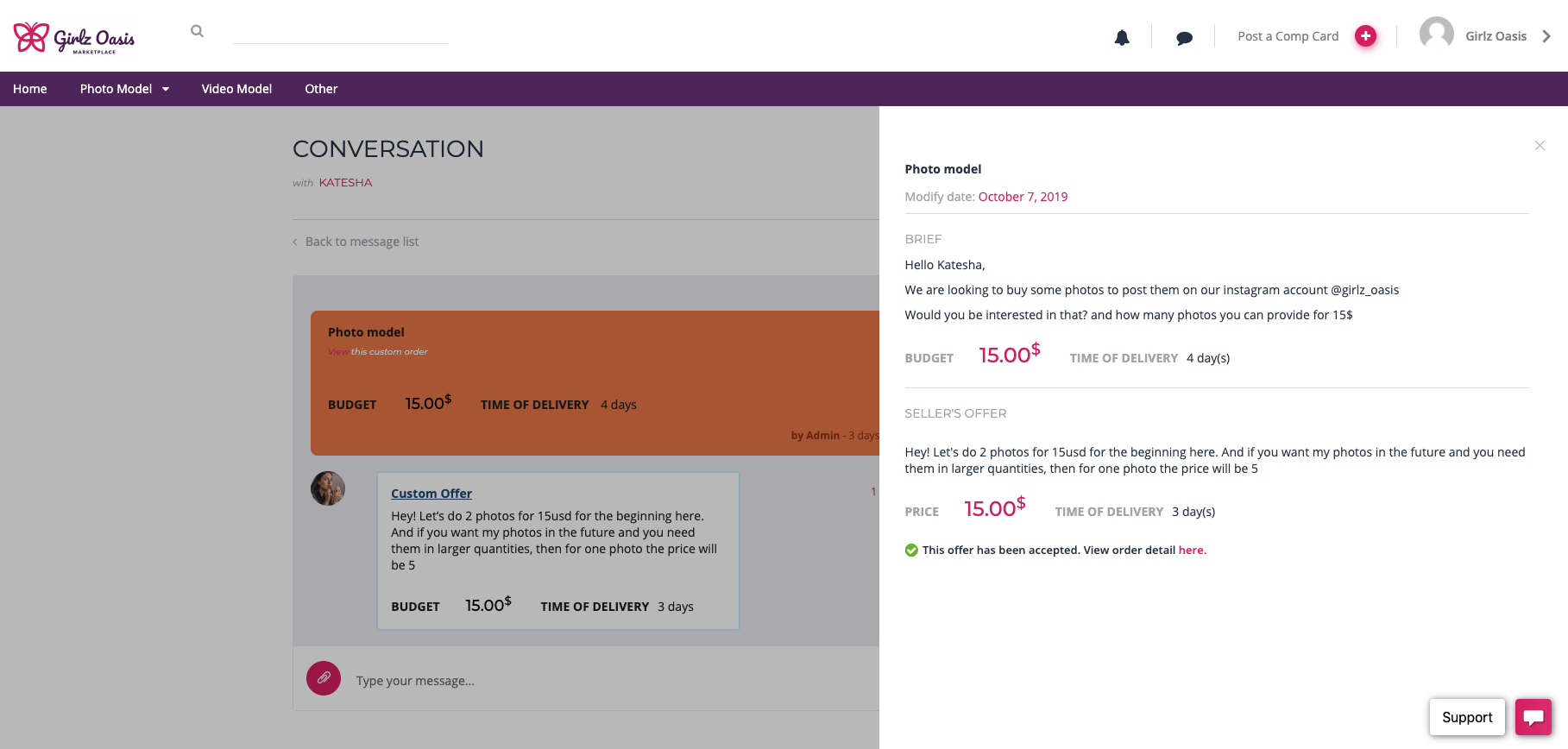 Girlz Oasis Marketplace gallery image