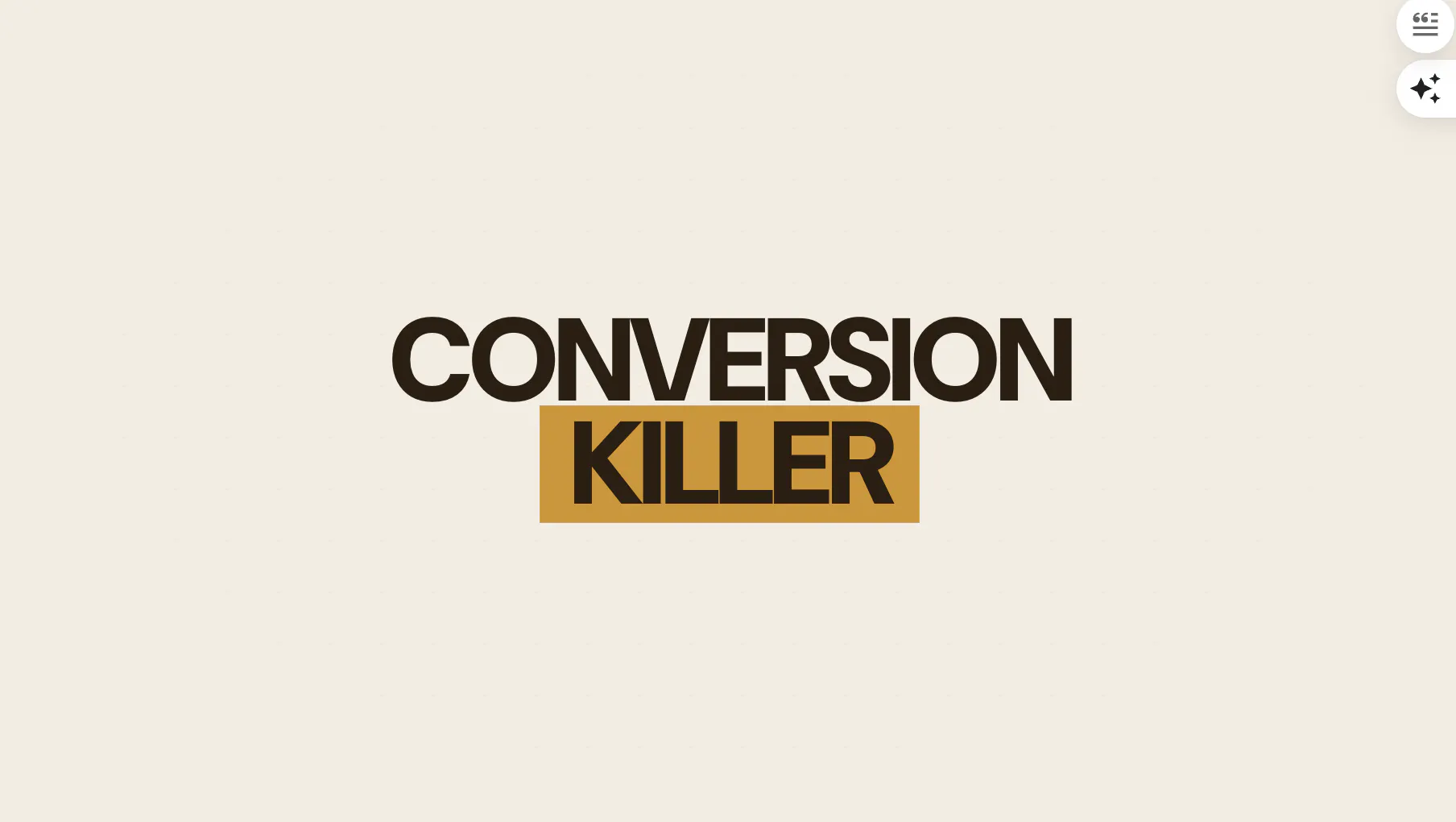 Conversion Killer 项目横幅