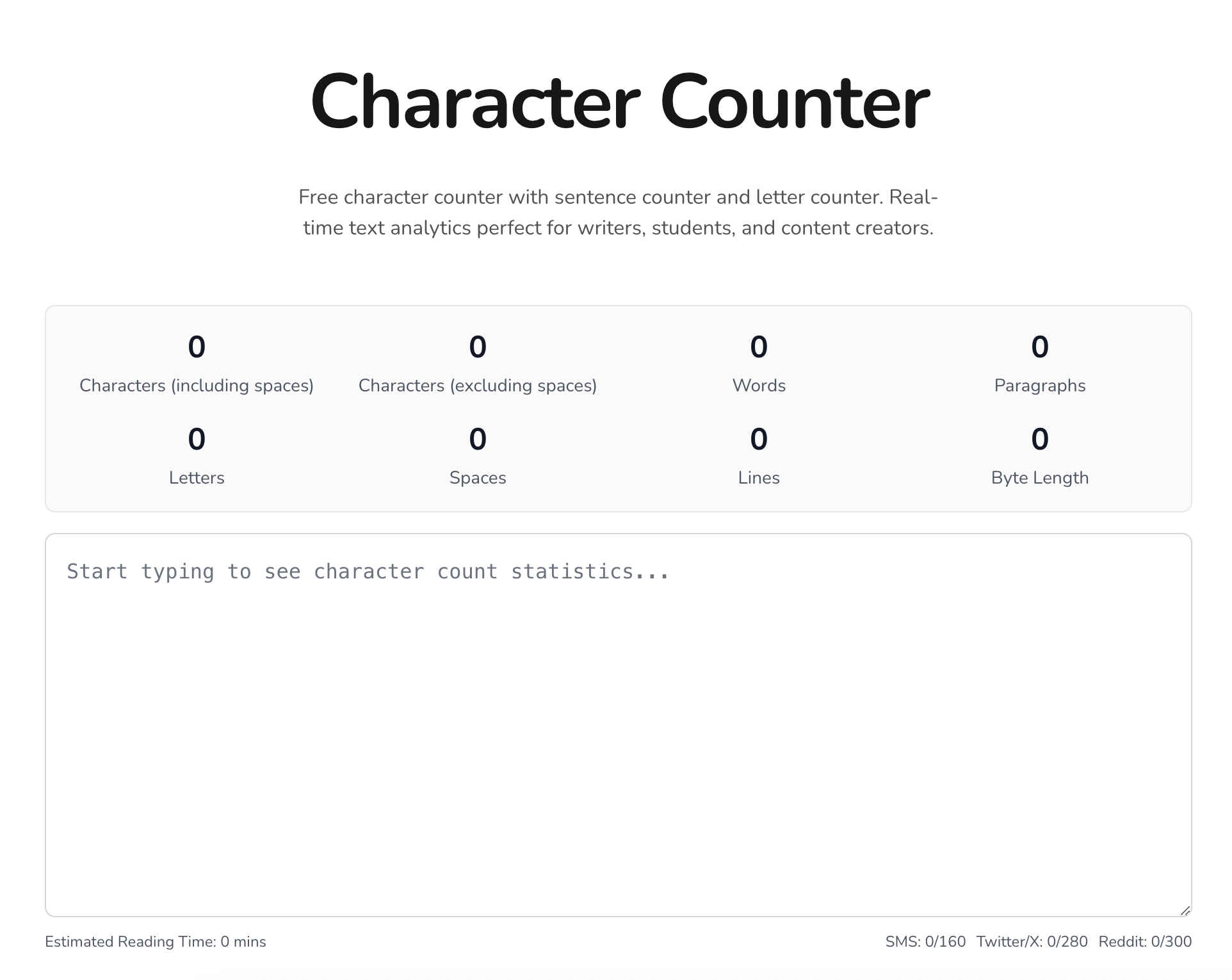 Character Counter gallery image