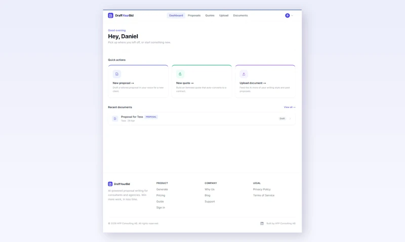 DraftYourBid screenshot 2