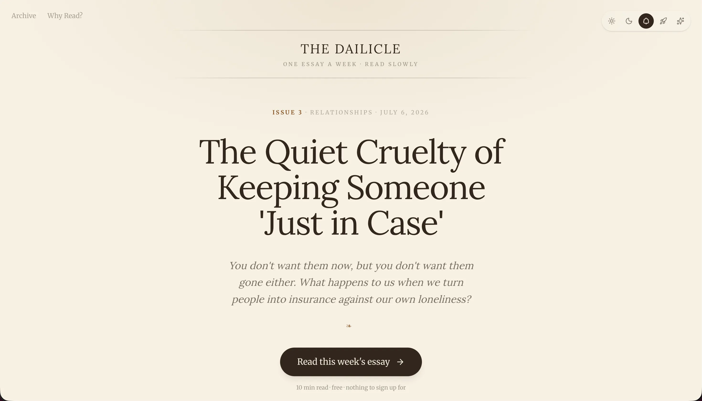 The Dailicle
