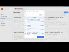 VentureRadar - Marketing using Reddit gallery image