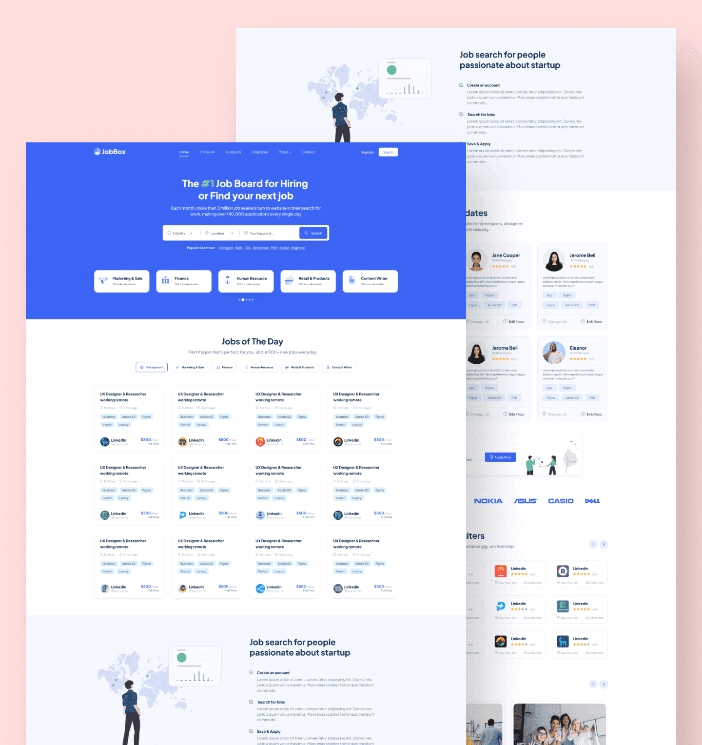 JobBox -Job Board Agency WordPress Theme media 3