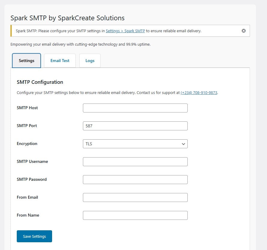 Spark SMTP gallery image