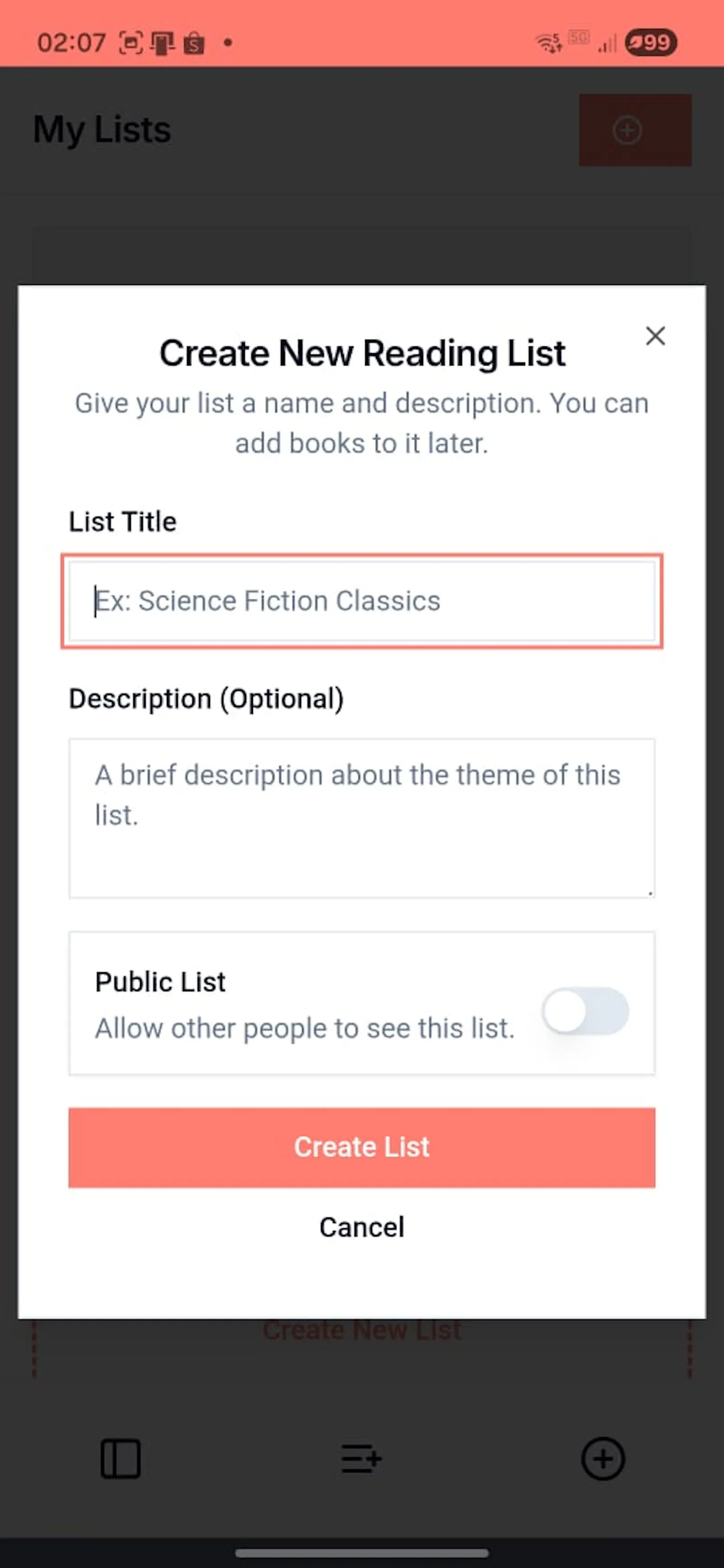 MyBookzApp screenshot 7