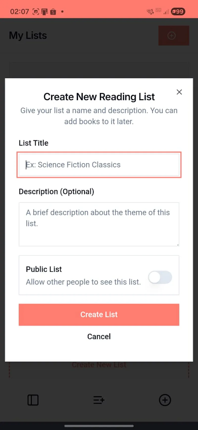 MyBookzApp screenshot 7