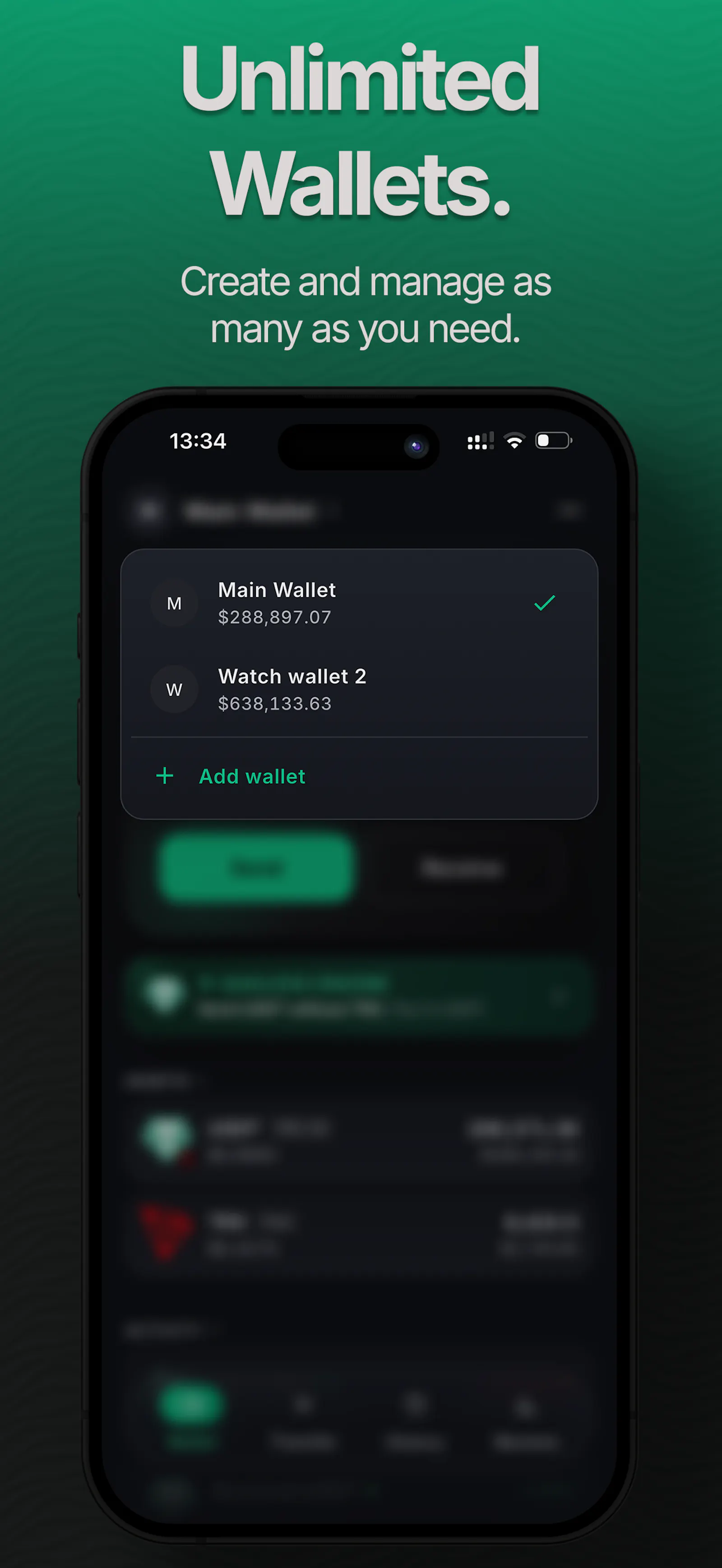 ONIQ: Crypto & USDT wallet screenshot 4