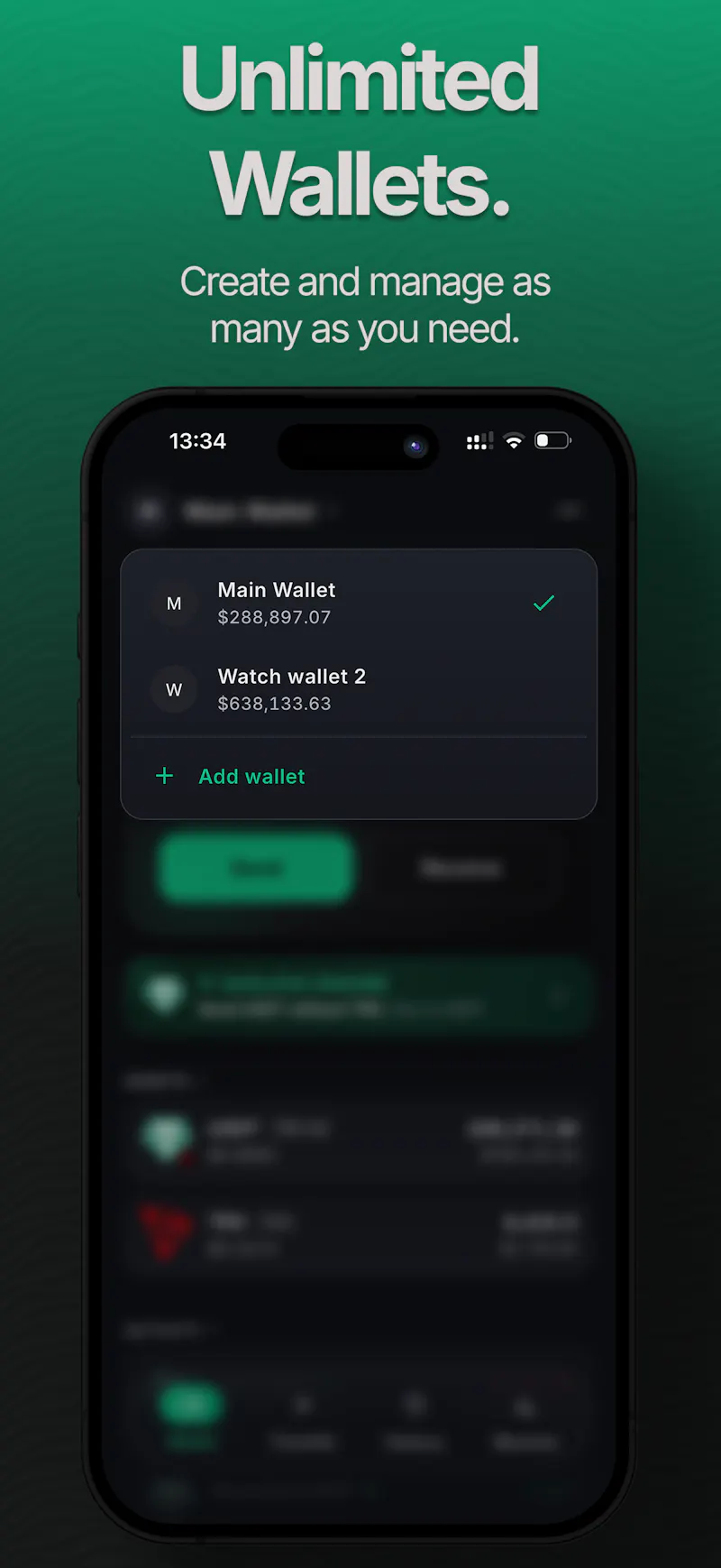 ONIQ: Crypto & USDT wallet screenshot 4