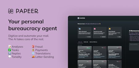 Papeer - An autonomous bureaucracy agent gallery image