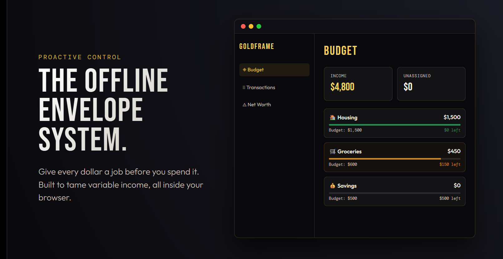GoldFrame Budget gallery image
