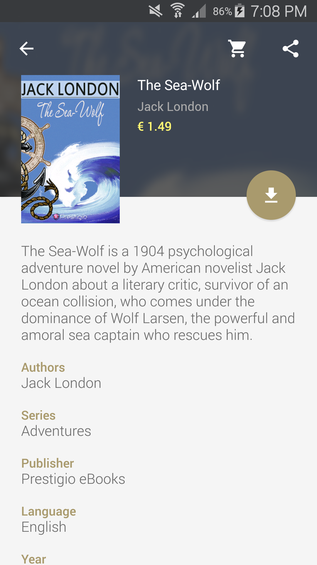 eReader Prestigio: Book Reader gallery image