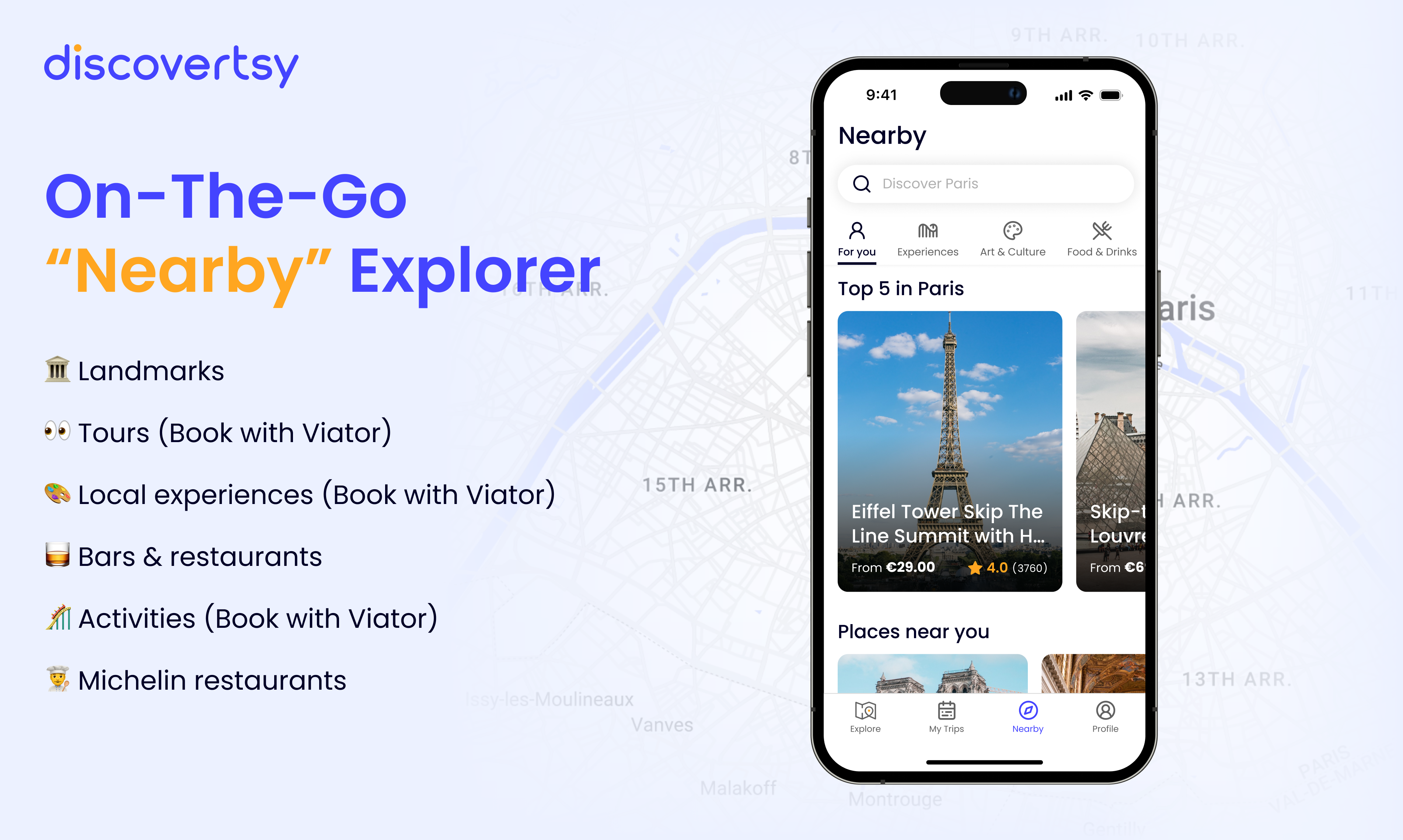Discovertsy 2.0 - İlham Alın, Discovertsy uygulamasıyla şehirleri planlayın ve keşfedin medya 4