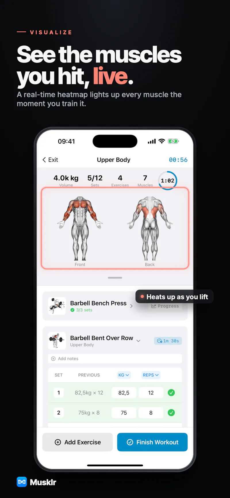 Musklr screenshot 1
