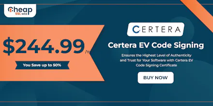 Certera EV Code Signing Certificate gallery image