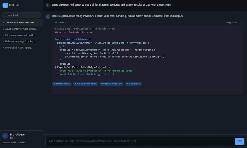 NerdOps AI  screenshot 1