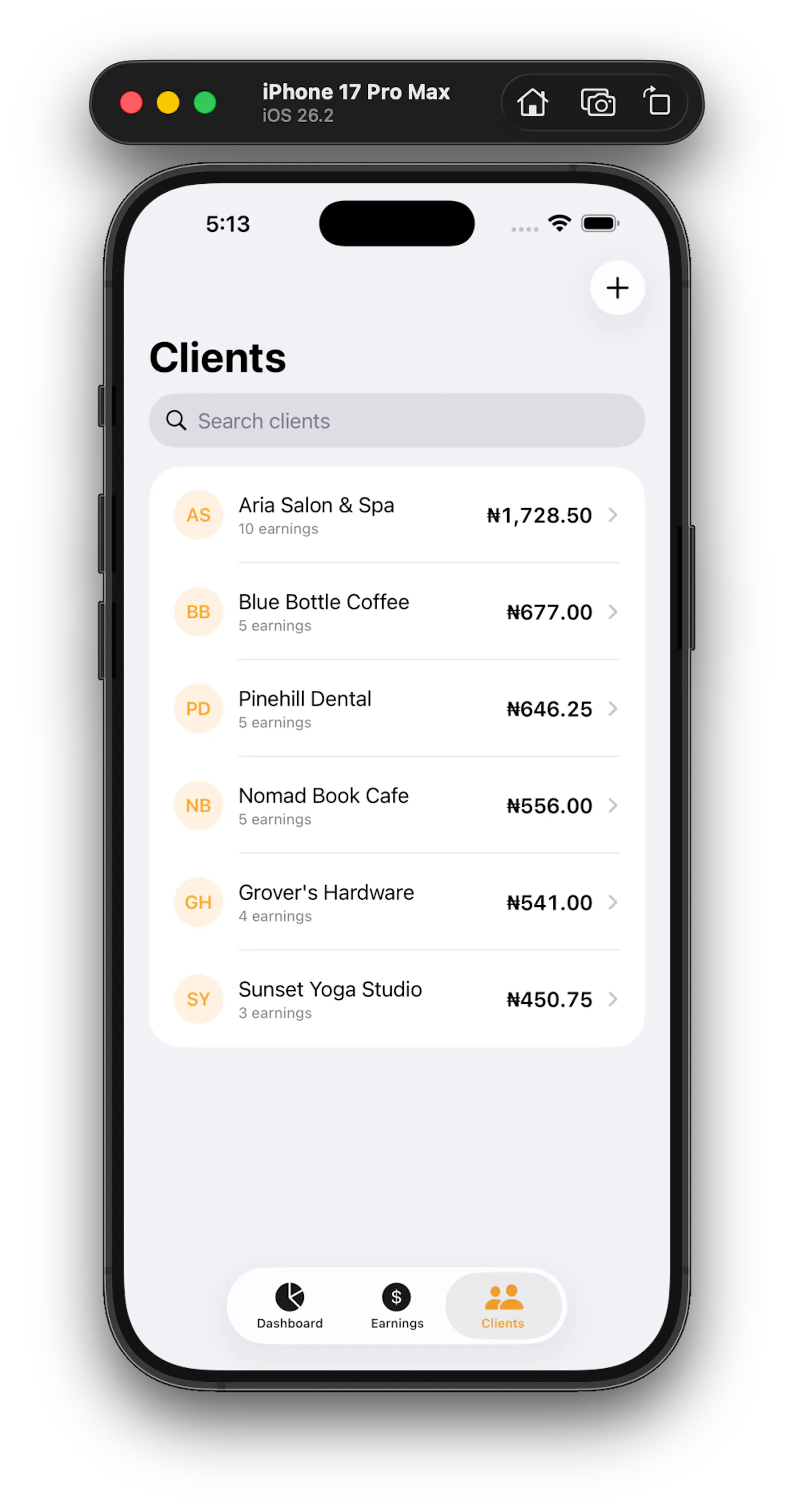 Tabtrac screenshot 4