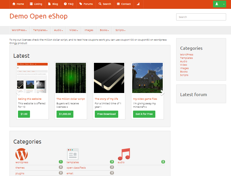 Open eShop