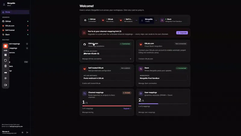 MergeMe screenshot 1 (video preview)